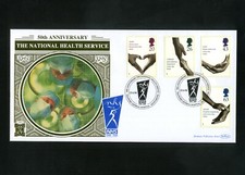 GB 1998 23rd Jun BENHAM GOLD 500 #143 FDC  Health Service Manchester SHS S6y++++