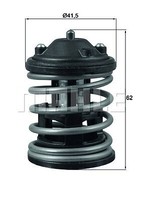 Mahle Thermostat Mit Dichtung (Tx 163 87D1) FüR Bmw 3 4 X5 7 1 5 X3 X4 6 2 X1
