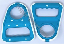 2 Pack Rubberized Handle Ergonomic 5 Gallon Drinking Water Bottle Carrier Lifter