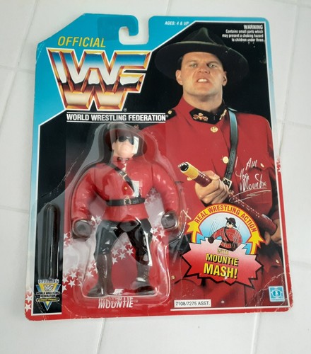 WWF Hasbro The Mountie Series 5 1993 MOC...