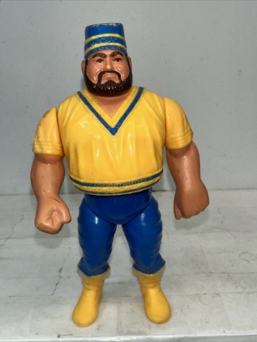 WWF Akeem Hasbro Wrestling Figure WWE WCW 1990 Ser...