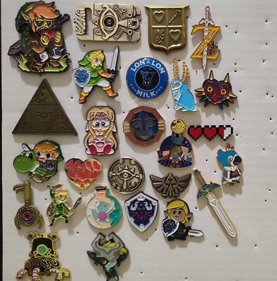 The Legend of Zelda Enamel Pins Lot You Choose Link Midna Majoras Mask Triforce