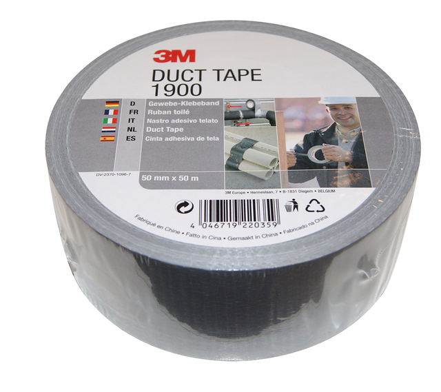 3m Gewebeklebeband 1900 3M Gewebe-Klebeband Panzerband Gaffa-Tape In Schwarz &Grau 50mm X Gewebeklebeband Weiß
