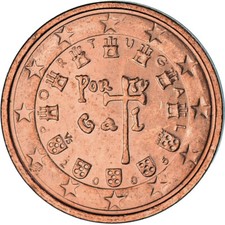 [#1183069] Portugal, 2 Euro Cent, 2005, EF(40-45), Copper Plated Steel, KM:741