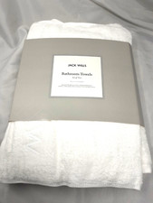 BNWT Jack Wills Set of 2 White Bathroom Towel Set  1 x Bath and 1 x Hand Towel .
