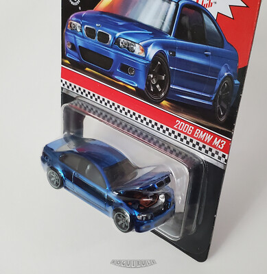 🚦Hot Wheels 2022 RLC Red Line Club - 2006 BMW M3 - Blue