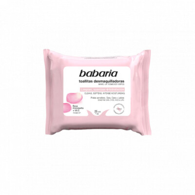 babaria Rosenöl-Gesichtsreinigungstücher 25 Stk.