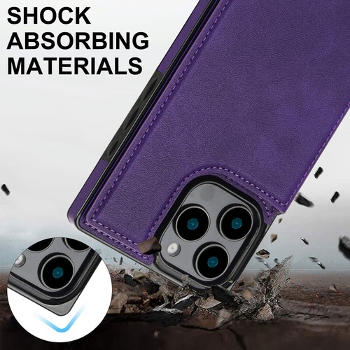 Luxury Leather Crossbody Card Slot Cover Case for 16 15 14 13 12 11 Pro Max XR - Picture 50 of 58