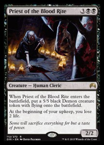 Priest of the Blood Rite x4 - Magic Origins - NM-Mint, English - Magic Origins
