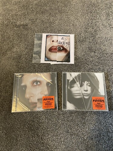 Lady Gaga - MAYHEM Store Exclusive CD Bundle & signed art card