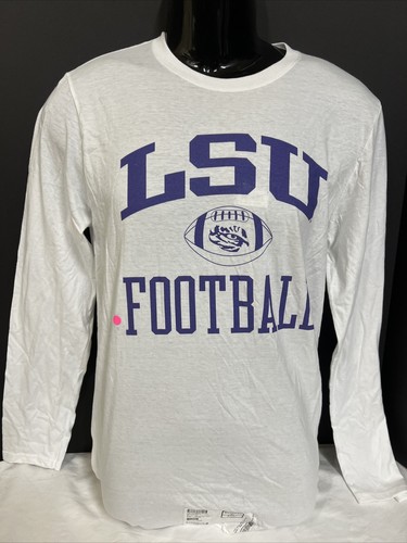 T-Shirt Long sleeve White LSU Tigers Sz 