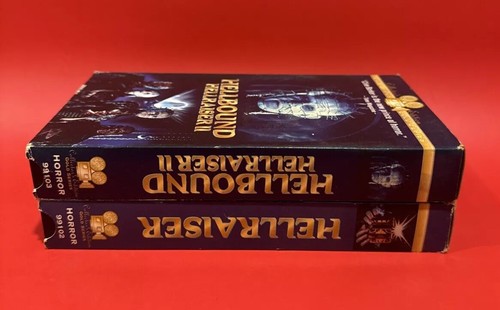 HELLRAISER & HELLRAISER II (VHS) Gold Series Collector's Edition Horror - Picture 6 of 6