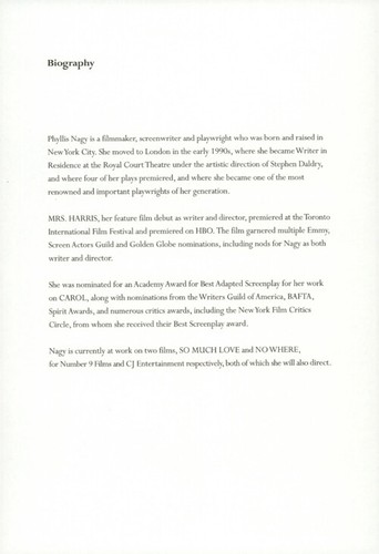 CAROL Screenplay - Korean & English Movie Script Book 영화 캐롤(2015) 한/영 각본집 - Picture 5 of 12