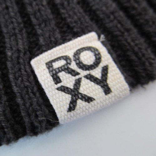 ROXY Size M Long Sleeve Hooded Open Front Cardigan Sweater Striped 100% Cotton - Picture 8 of 10