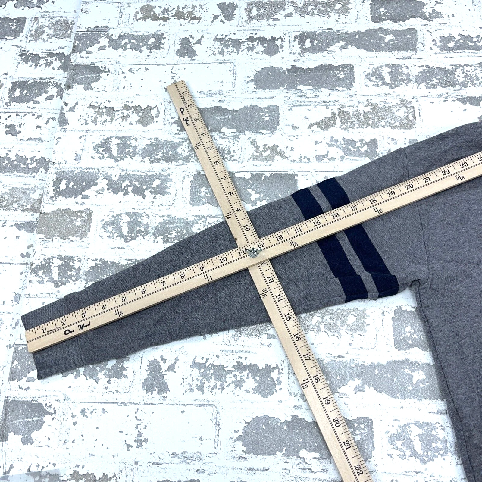 UNDERCOVER Victoria Secret Felpa con Cappuccio Donna Piccola Grigio Felpa Maglione Righe Heather Sottile