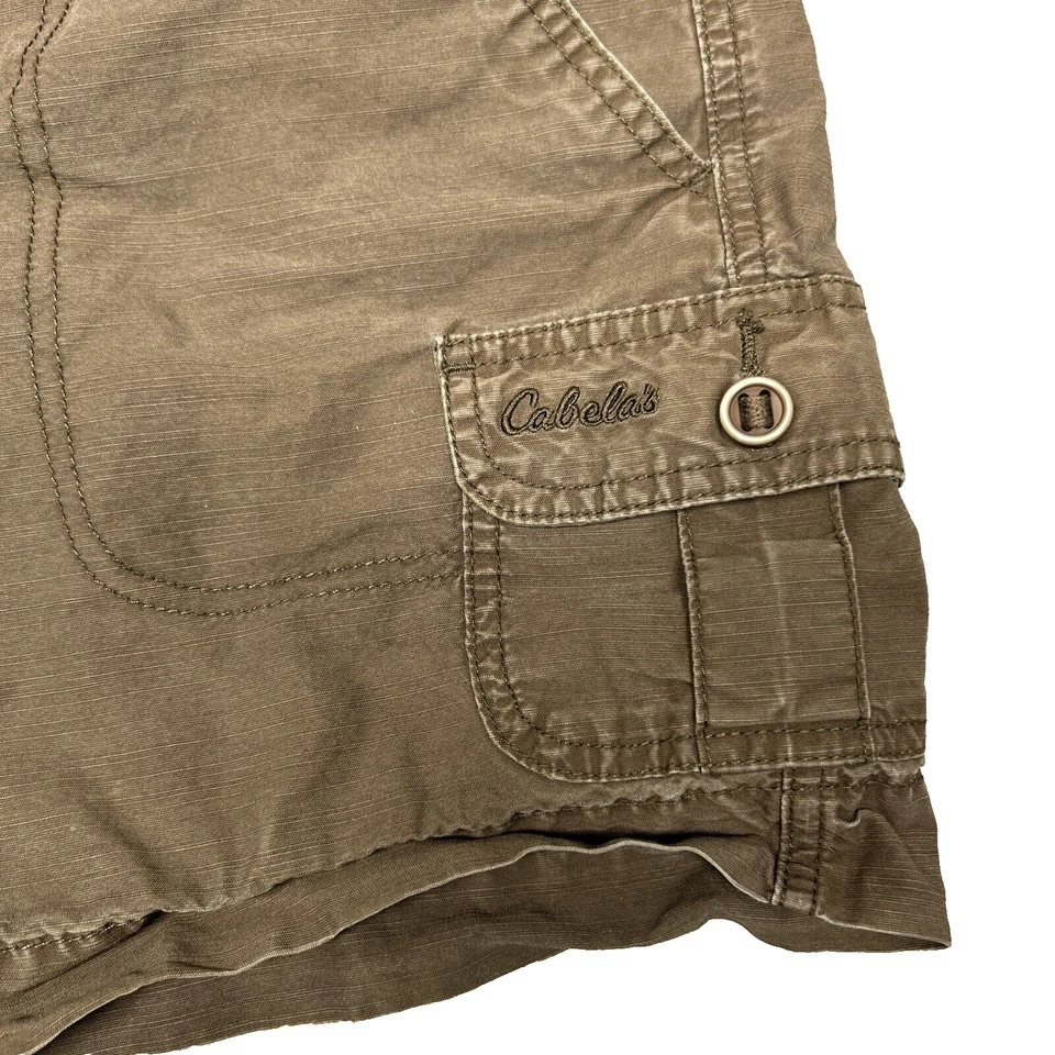 Cabela’s女式远足衬衫/尺寸8/8-棕色 — 第 3/4 张图片