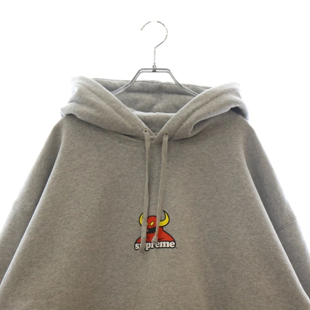 Felpa con cappuccio SUPREME 24ssx macchina giocattolo pullover grigio usata b4f15565e9