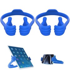 Honsky Adjustable Tablet Stand, Portable Phone Holder for 7.9" to 12.9", Blue