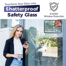 Safety Window Film Clear Glass Anti Shatter Film for Patio & Sliding Doors