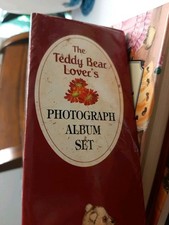 TEDDY BEAR LOVER's Photograph Album Cutest Photo Book Hardcover 1996 Free Ship