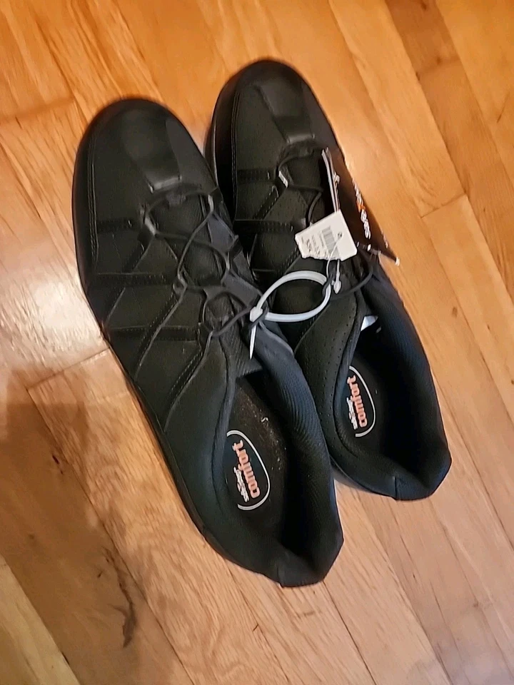 Женские туфли-слипоны Safe T Step Alidra черные нескользящие размер 13 - Изображение 3 из 4