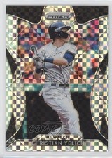 2019 Panini Prizm Tier II Plaid Power Prizm 4/75 Christian Yelich #116 0q3