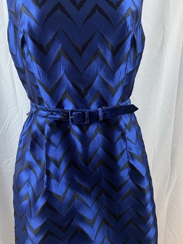 Vintage Classic Anne Klein Fit N Flare Dress With Belt Size 6 - Picture 6 of 17