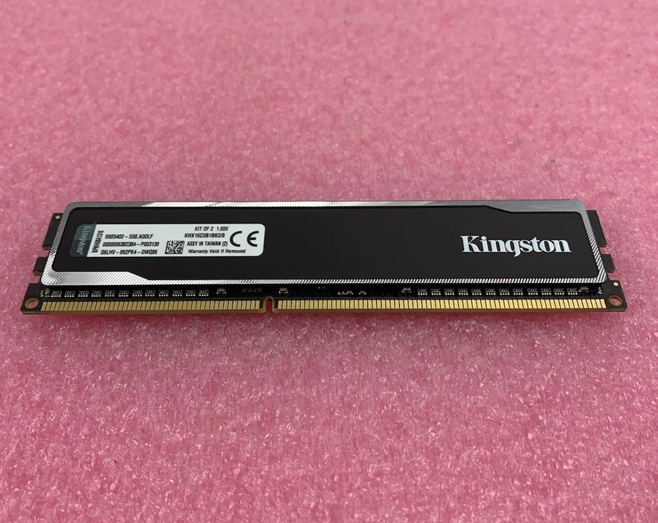 Kingston HyperX Black 8GB (2x4GB) 1600MHz KHX16C9B1BK2/8 RAM - Image 2 of 4