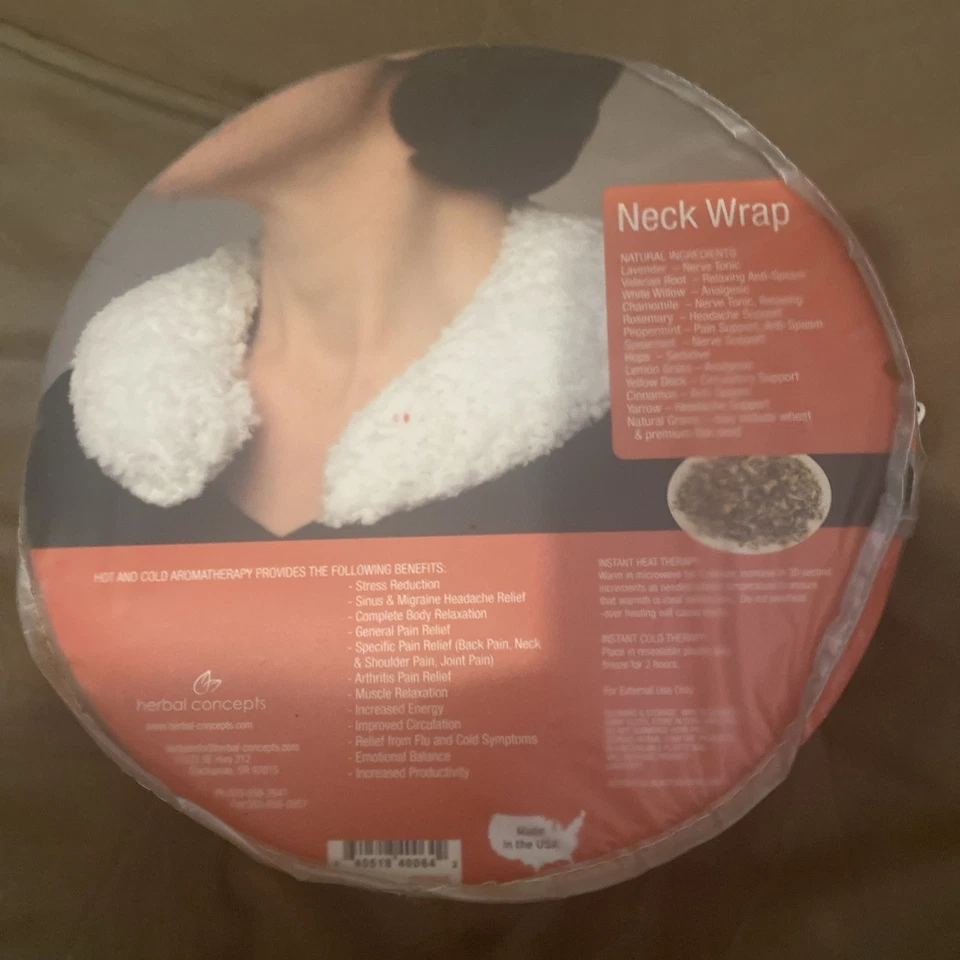 Envoltura para el cuello Herbal Concepts, terapia de calor y frío, nueva Foto 2 de 2