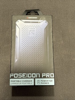 Dark Energy Poseidon Pro Portable Power Bank Charger, 10,000mAh, Black