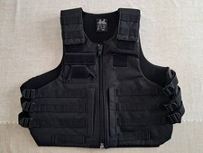 Gilet tactique porte plaques zip