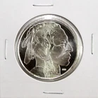 1 Troy oz Indian Head Buffalo Silver Round 0.999 Fine #SC