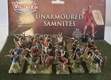 VICTRIX UNARMOURED SAMNITES 24 X 28mm  PAINTED NEW
