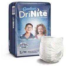 Comfees  DriNite  Juniors Absorbent Underwear, Small / Medium