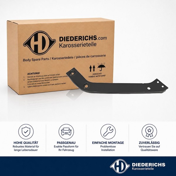 Frontverkleidung Rechts Oben Diederichs 2256012 FÜR VW Frontmaske Frontblech-image