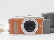 Olympus Pen E-PL8 16.1MP Digital Camera Body Brown 6067 Shots Exc   Z5864A