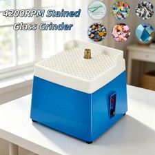 4200RPM Stained Glass Grinder Bit Glass Art Grinding Machine Stain Glass Tool US