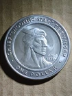 2002 US Shawnee Creek Indian Tribe CHIEF TECUMSEH Old BU Silver $1 Coin W/COA
