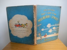 And to Think That I Saw It on Mulberry Street by Dr. Seuss 1st ed/1st ptg (1937)
