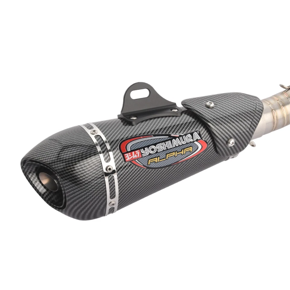 Sistema completo para silenciador de tubo delantero de escape Yamaha YZF R7 MT-07 FZ07 XSR700 Foto 3 de 4