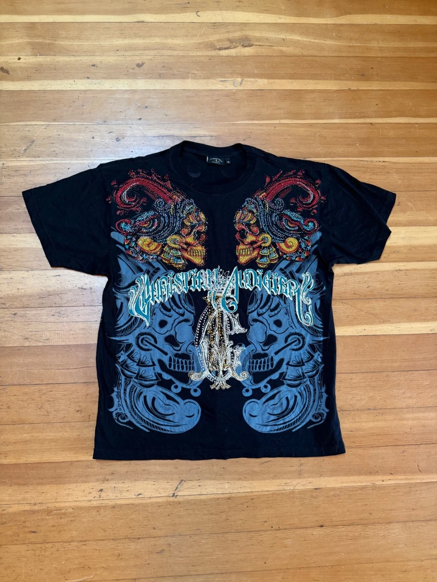 Christian Audigier Skull T-Shirts for Men for sale | eBay
