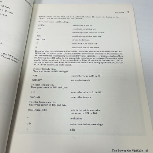 Vintage Original Radio Shack VisiCalc Applications 62-1051 - 第 10/12 張圖片