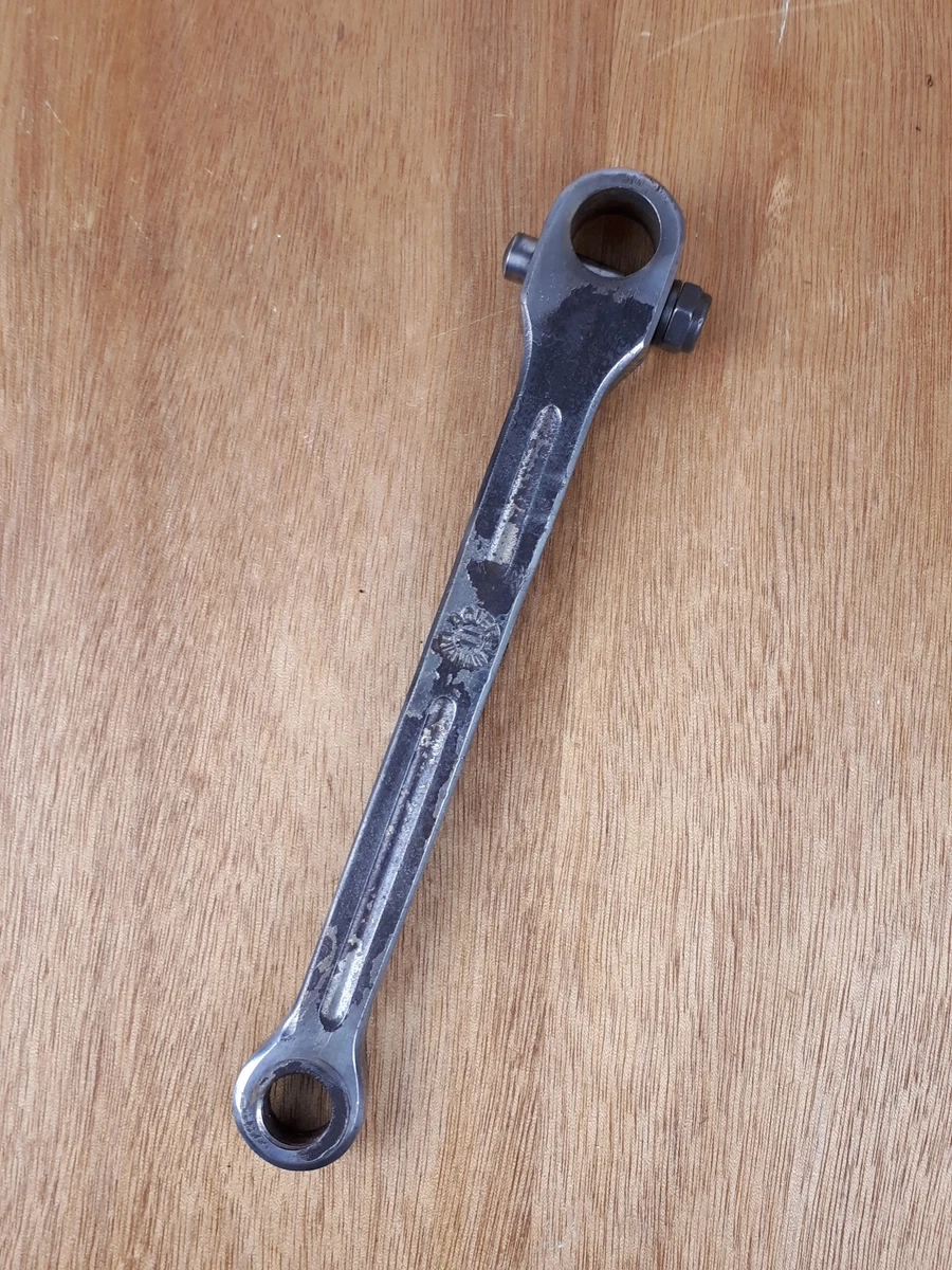 Manivelle gauche Diamant Acier 165mm 14x125 vélo vintage left crank old