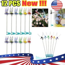 12Pcs Dragonfly Clips Black Dragonfly Hat Clip USA