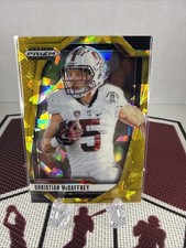 2025 Panini Prizm Draft Picks - Christian McCaffrey #194 Gold Ice Prizm
