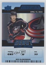 2022 Upper Deck Credentials Debut Ticket Access Blue 32/99 Nick Blankenburg 09br