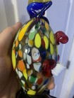 Murano Art Glass Clown 7 1/5" Speckled Multicolored Glass — photo 7