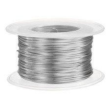 20 Gauge Aluminum Craft Wire 0.8mm 98.5ft Bendable Metal Wire, Silver Tone