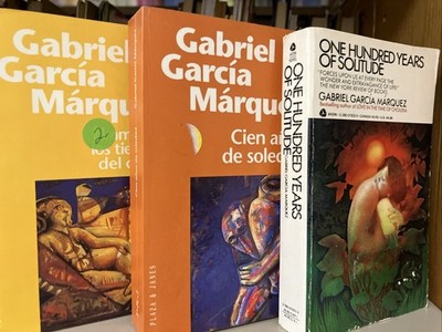 Vintage Garcia Marquez Cien Años Amor Tiempo English Spanish (Lot 3 MMPB)