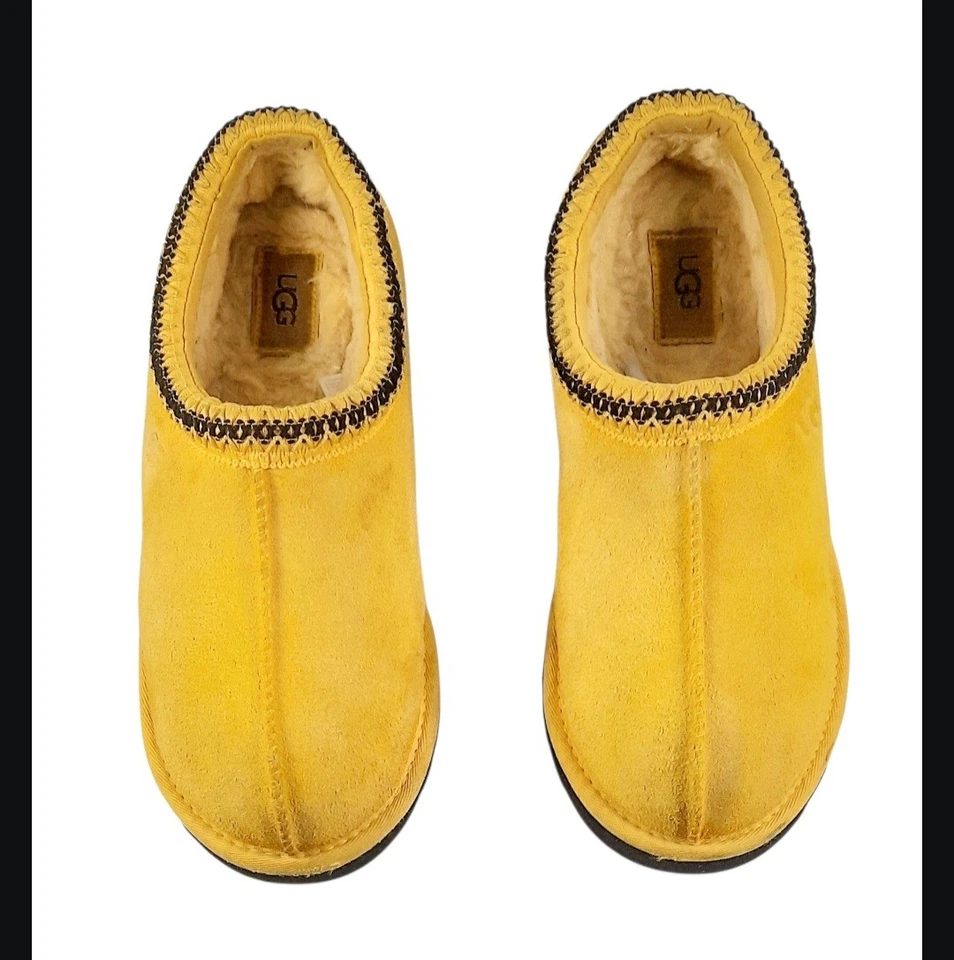 ZAPATILLAS UGG CORN AMARILLAS TASMAN CLÁSICAS GAMUZA PIEL DE OVEJA PARA HOMBRE TALLA 9 Foto 3 de 4